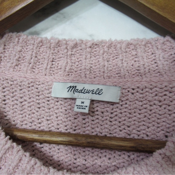 Madewell Montford Fringe Knit Sweater Size Medium - Picture 6 of 12